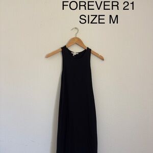 Forever 21 Black Midi Dress